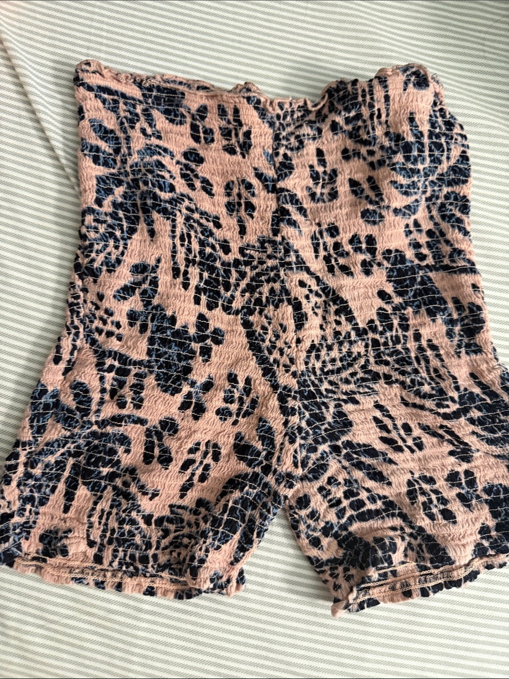 Free people Women’s Pink and Black Patterned Shorts